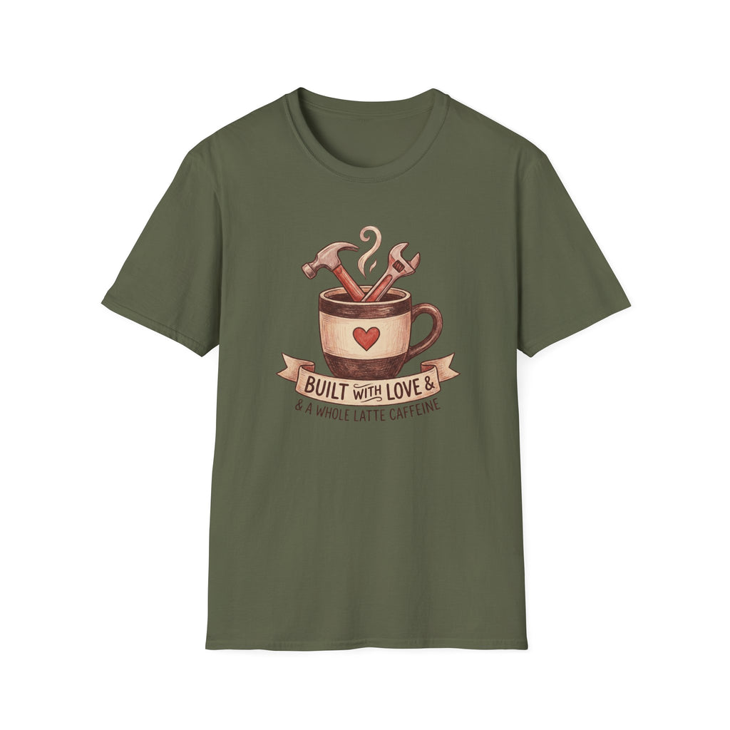Built With Love And Coffee T-Shirt