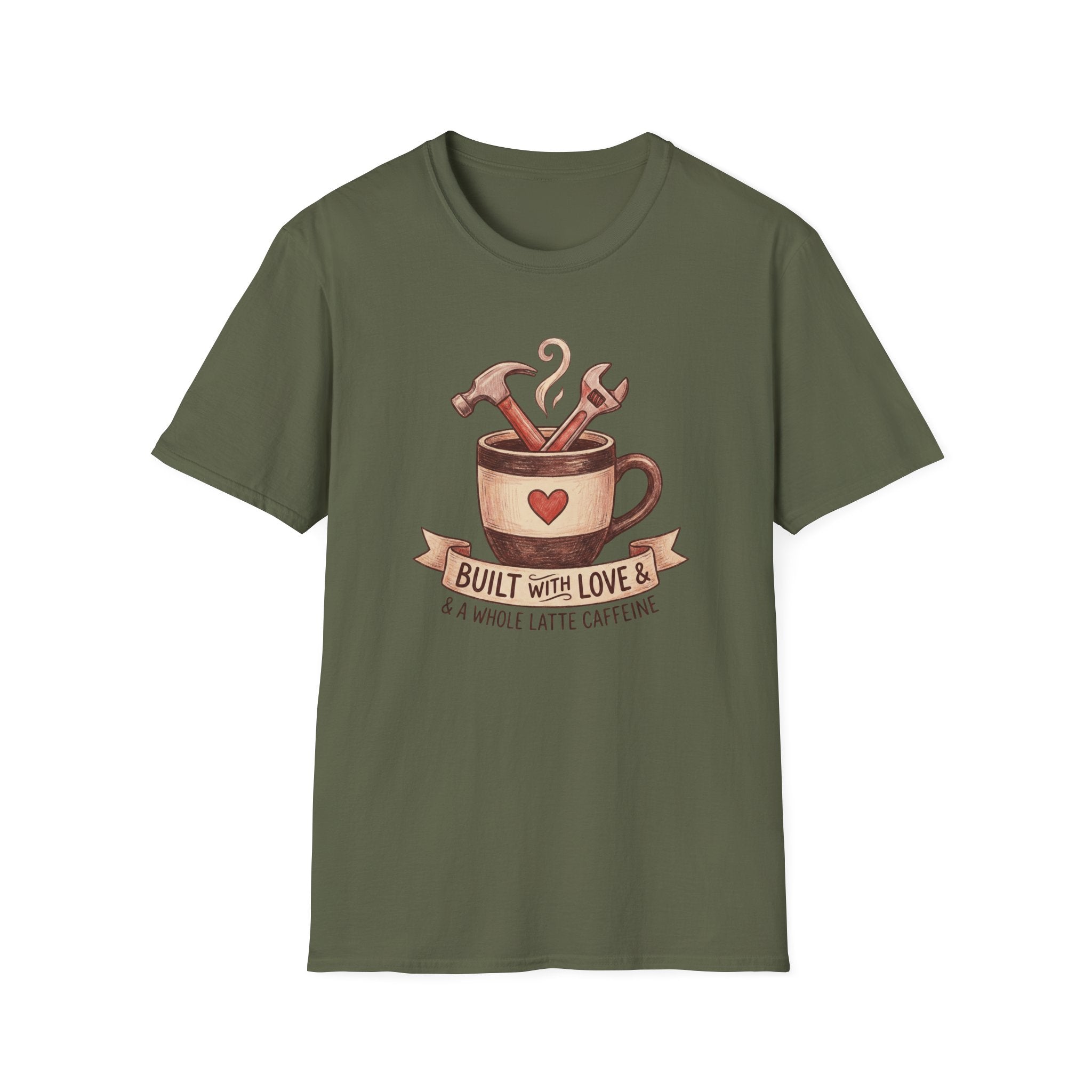 Built With Love And Coffee T-Shirt