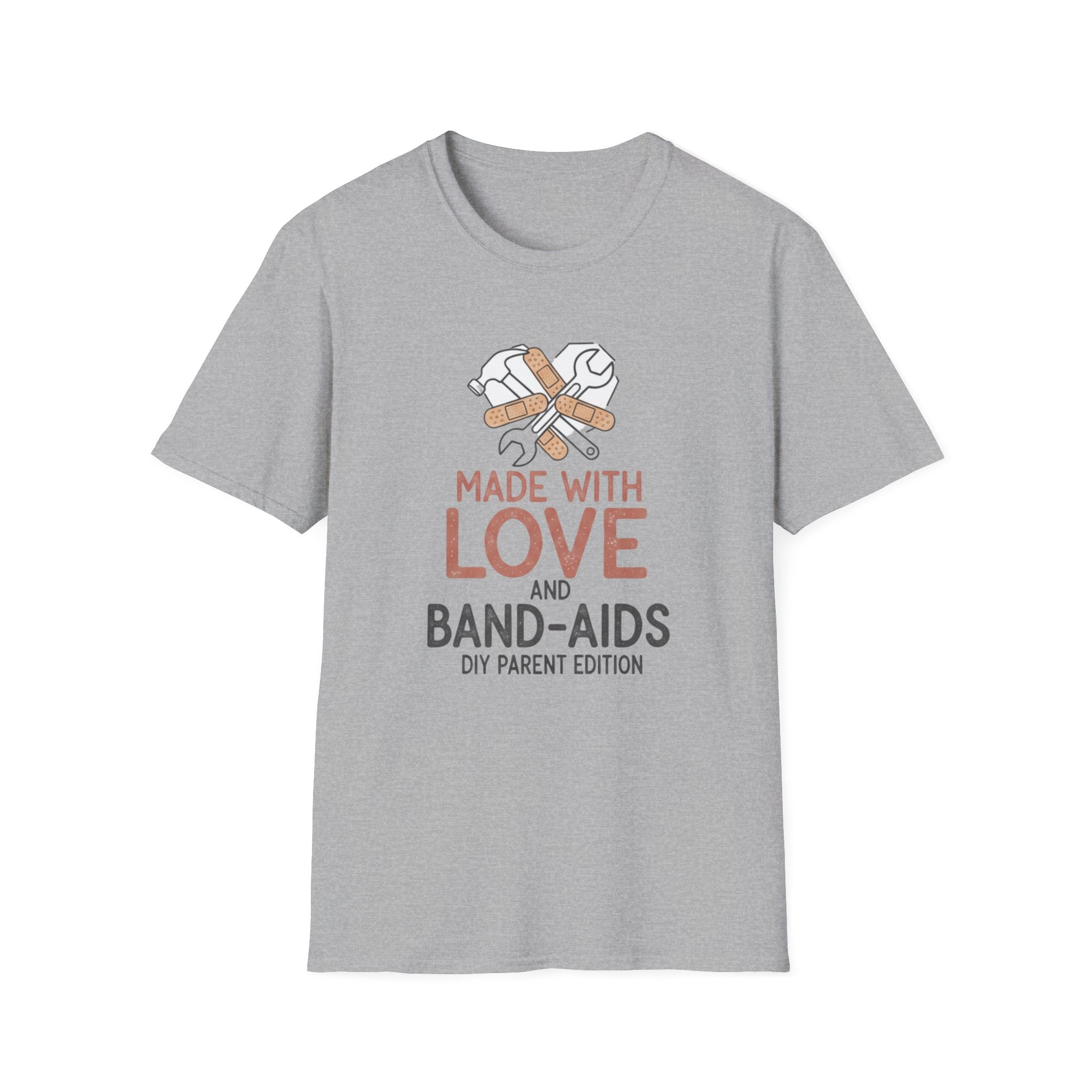 Made With Love and Band- Aids T-Shirt