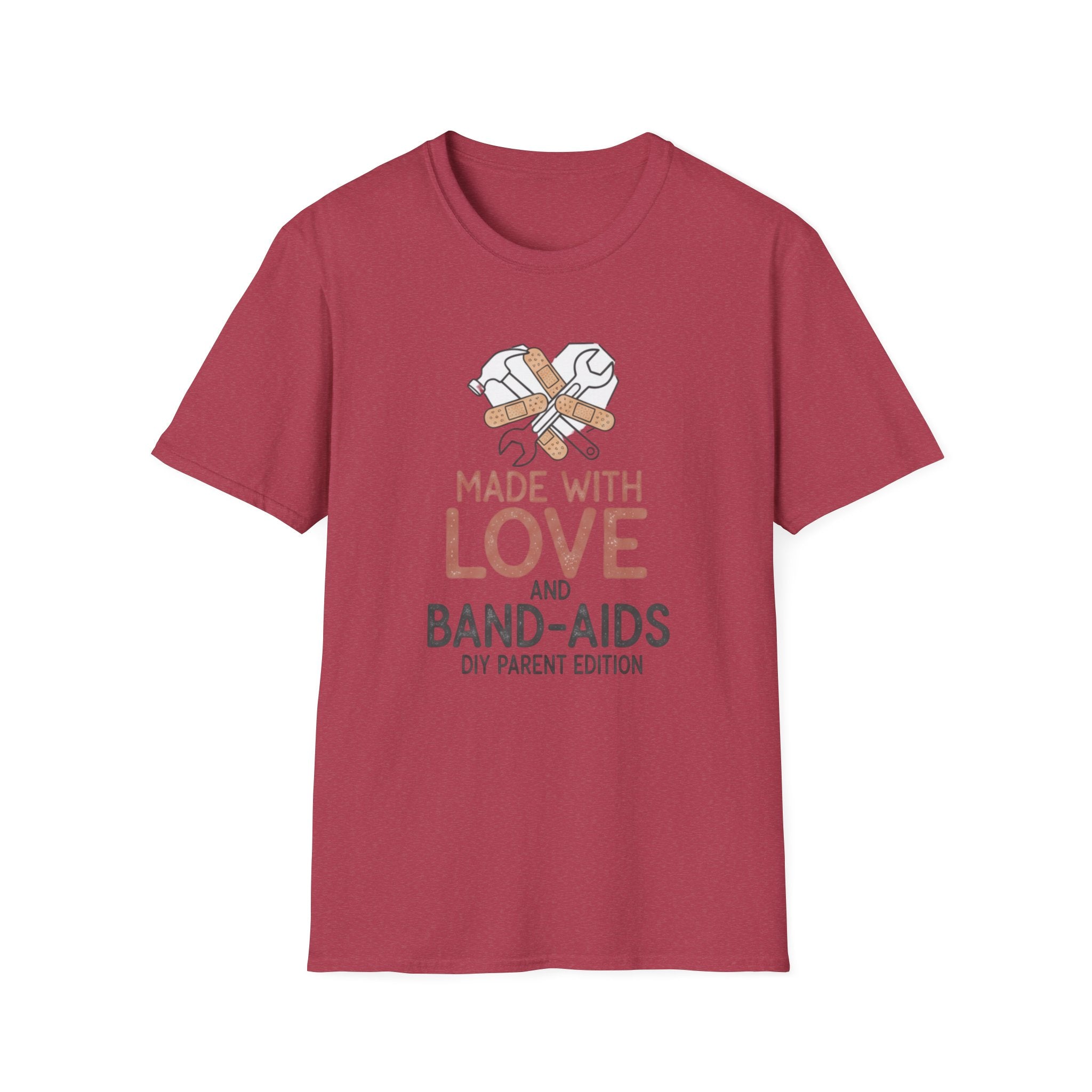 Made With Love and Band- Aids T-Shirt