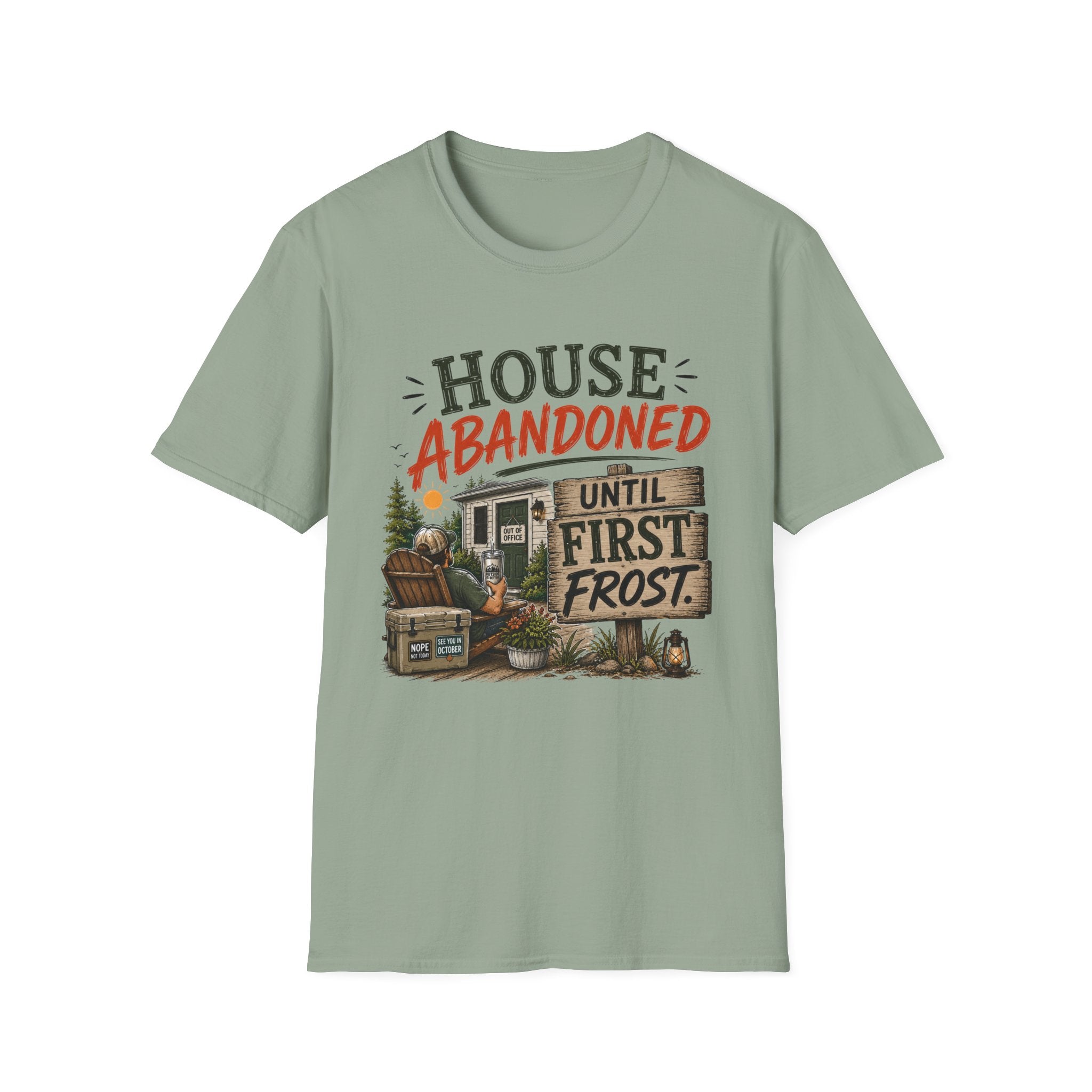 House Abandoned Until First Frost. T-Shirt