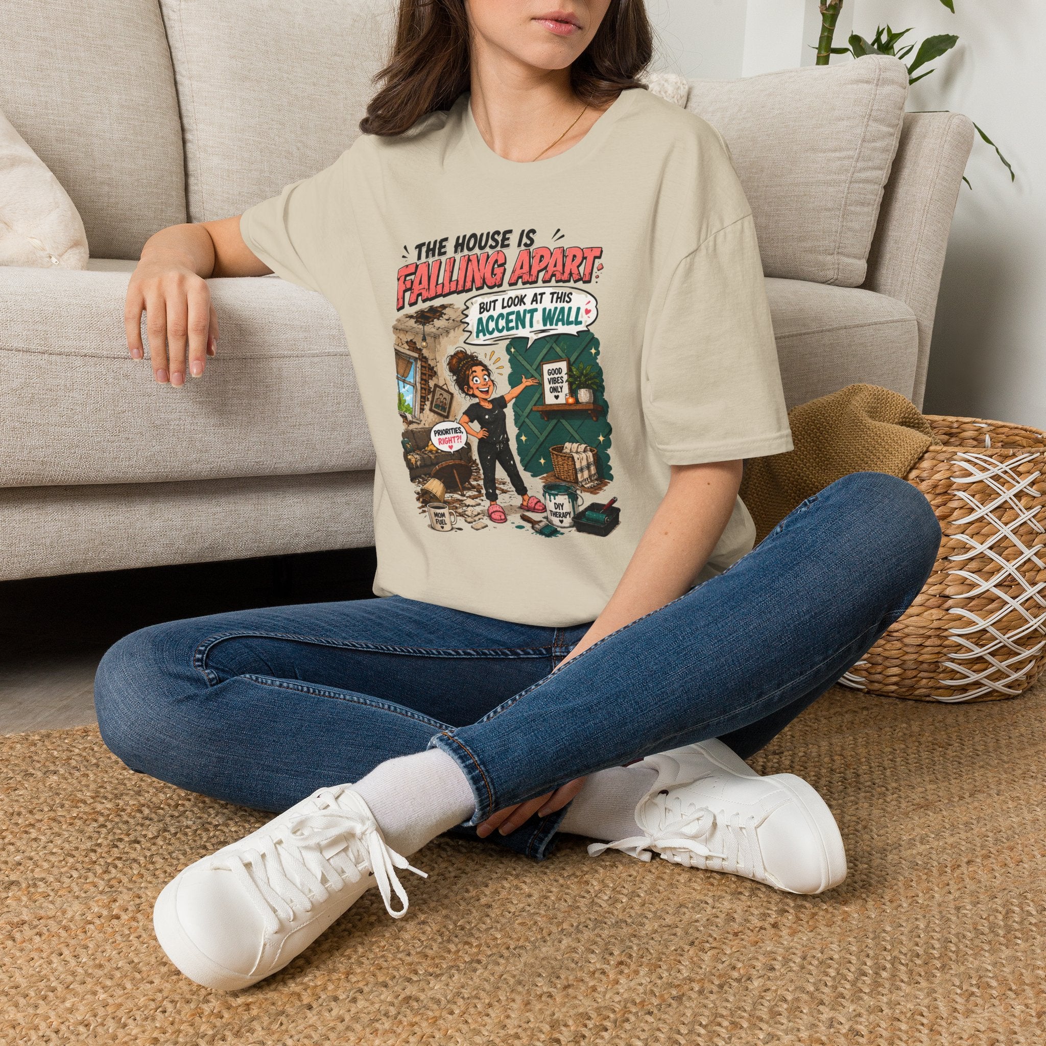The House Is Falling Apart. But Look At This Accent Wall. T-Shirt