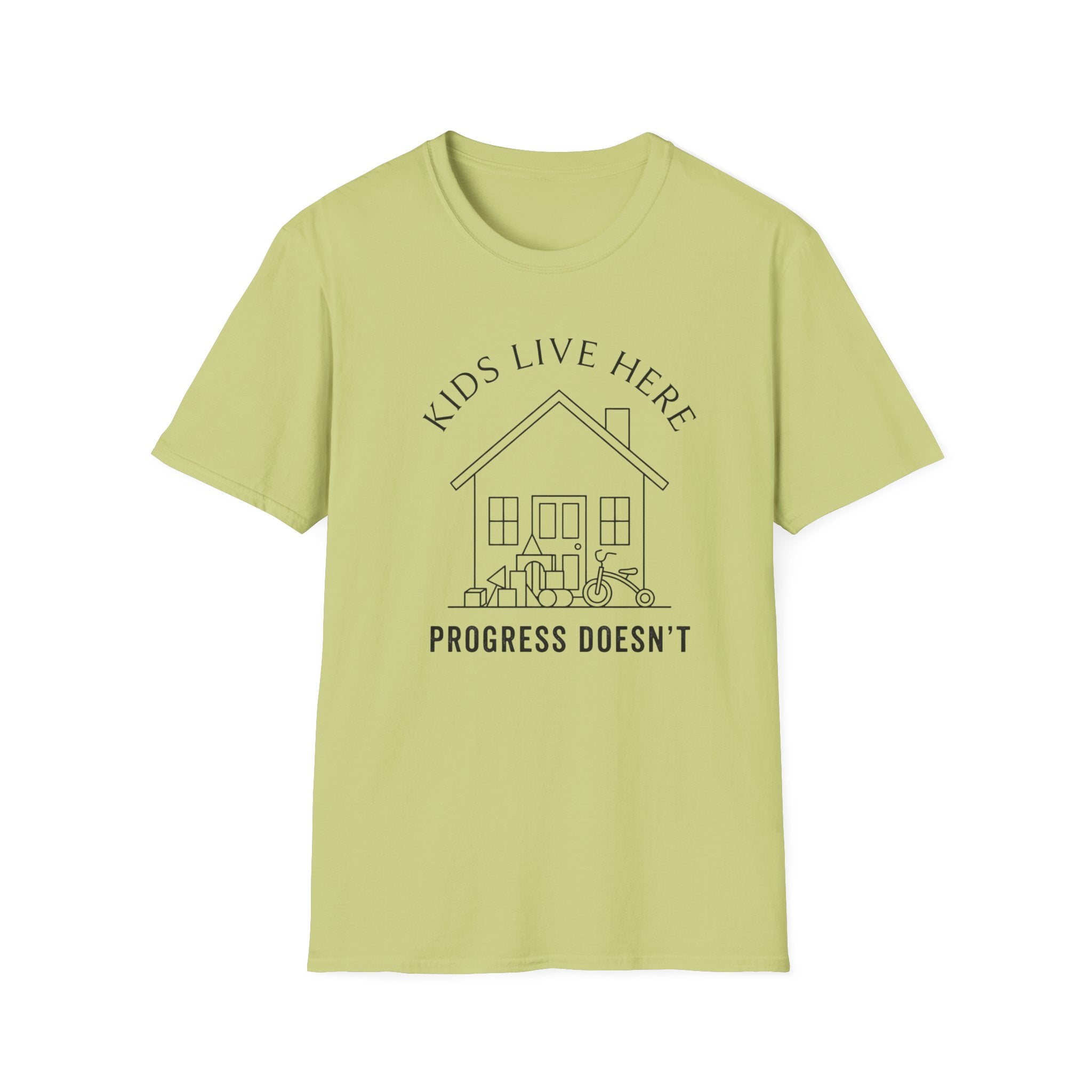 Kids Live Here - Progress Doesn't T-Shirt
