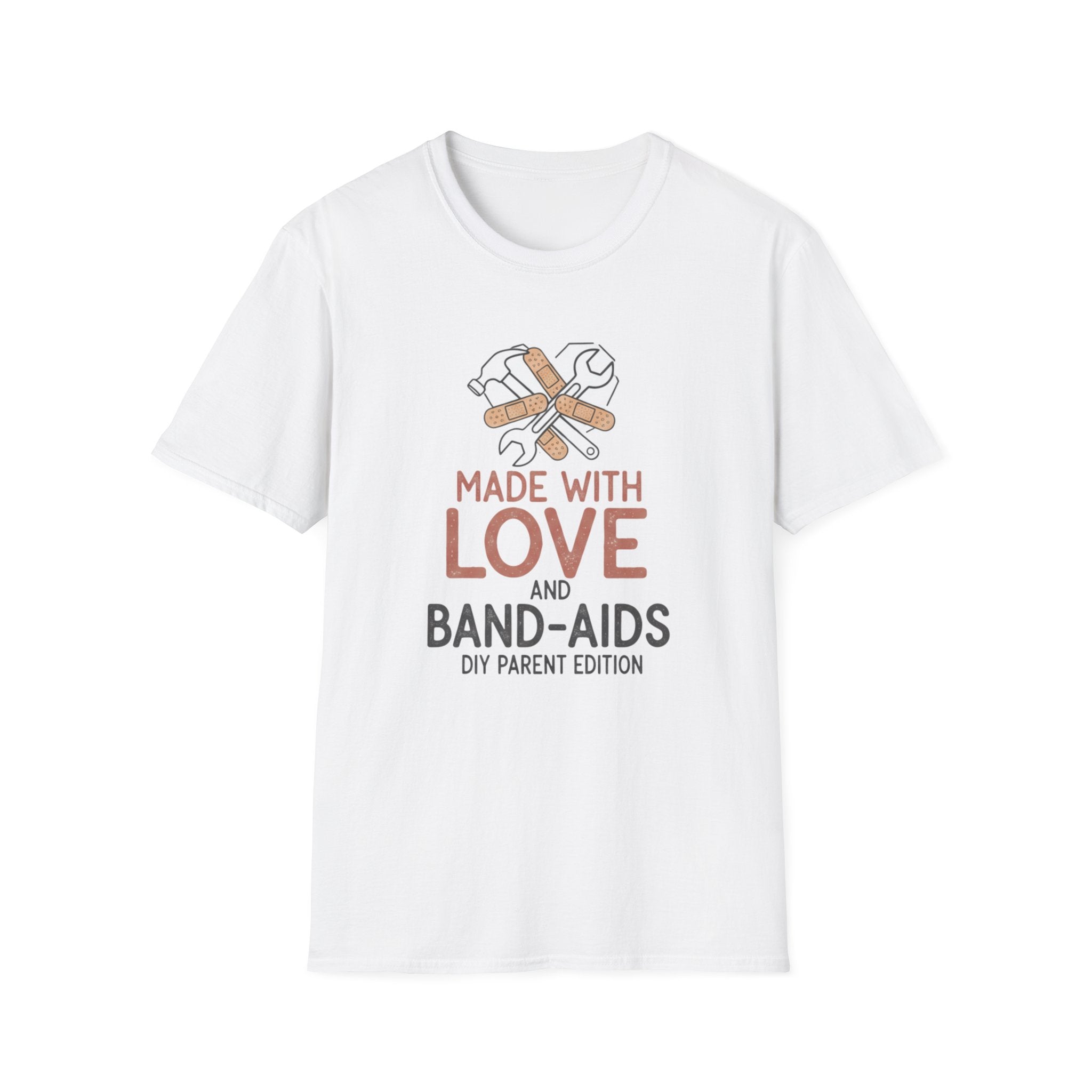 Made With Love and Band- Aids T-Shirt