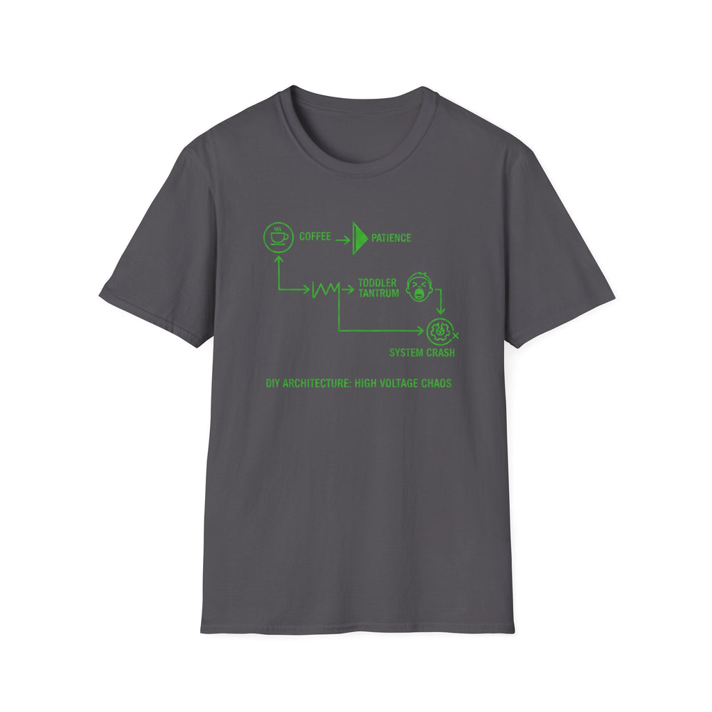 DIY ARCHITECTURE_ HIGH VOLTAGE CHAOS T-Shirt