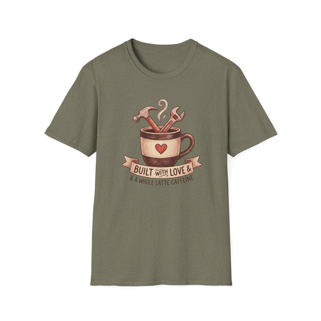 Built With Love And Coffee T-Shirt