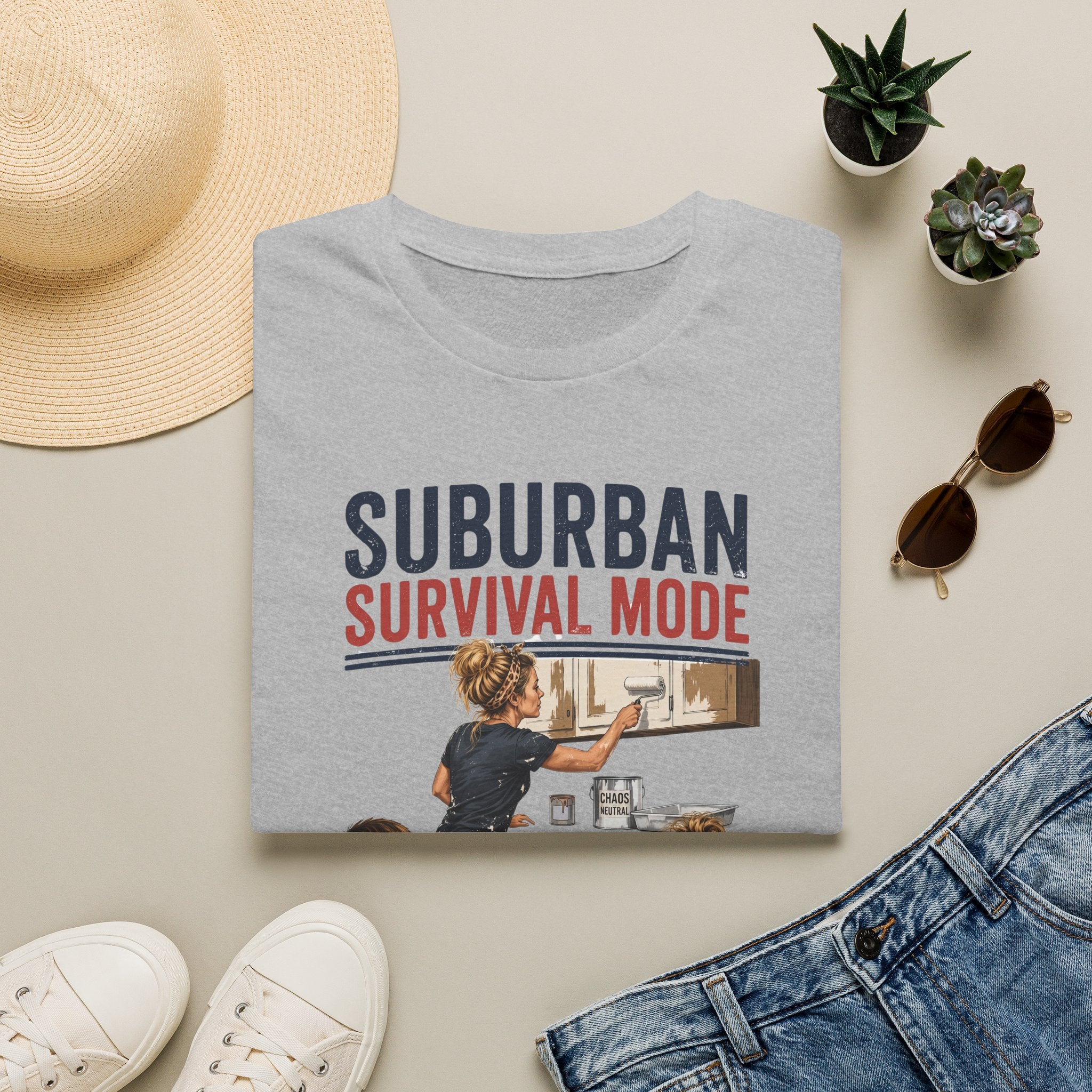 Suburban Survival Mode. T-Shirt