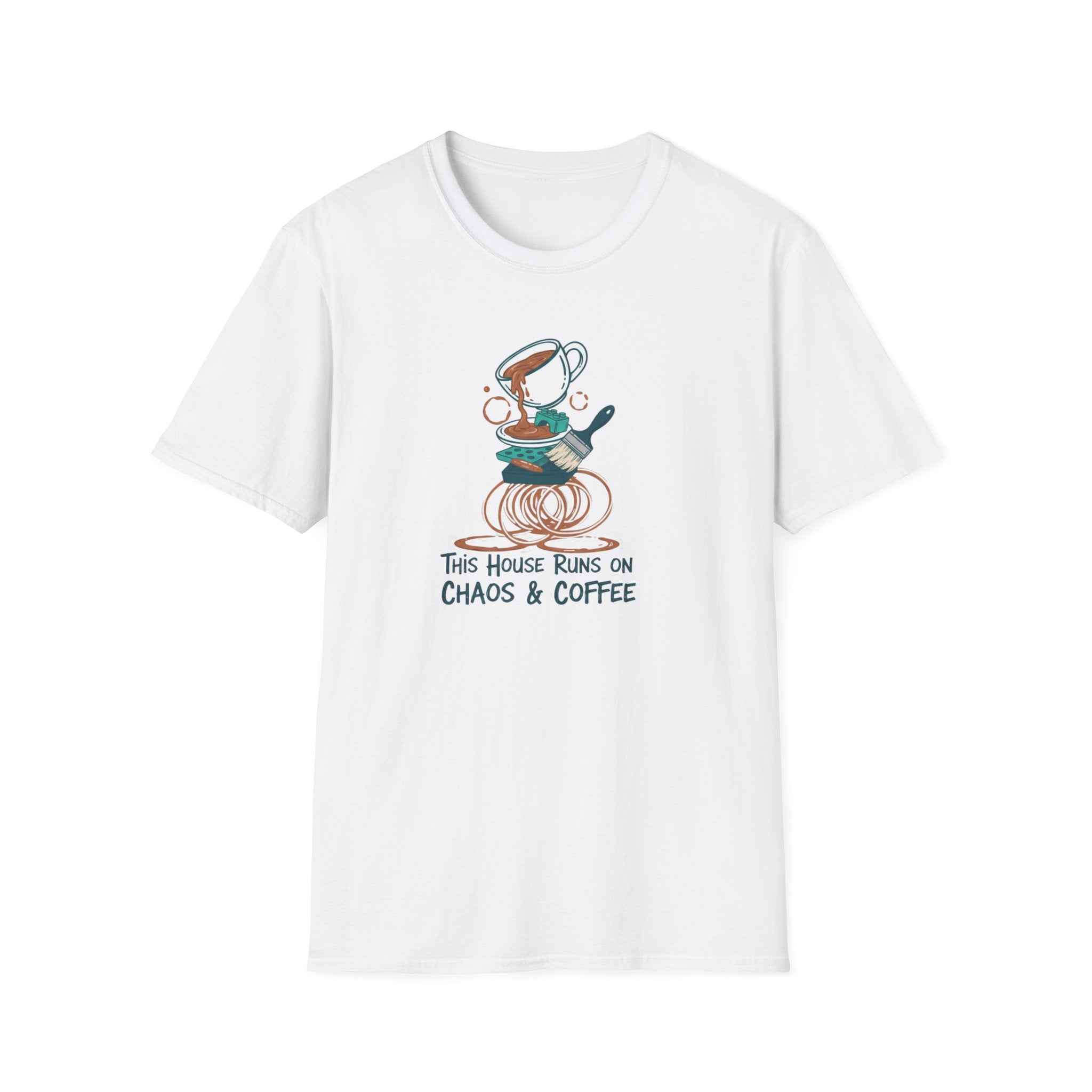 This House Runs on Chaos & Coffee T-Shirt