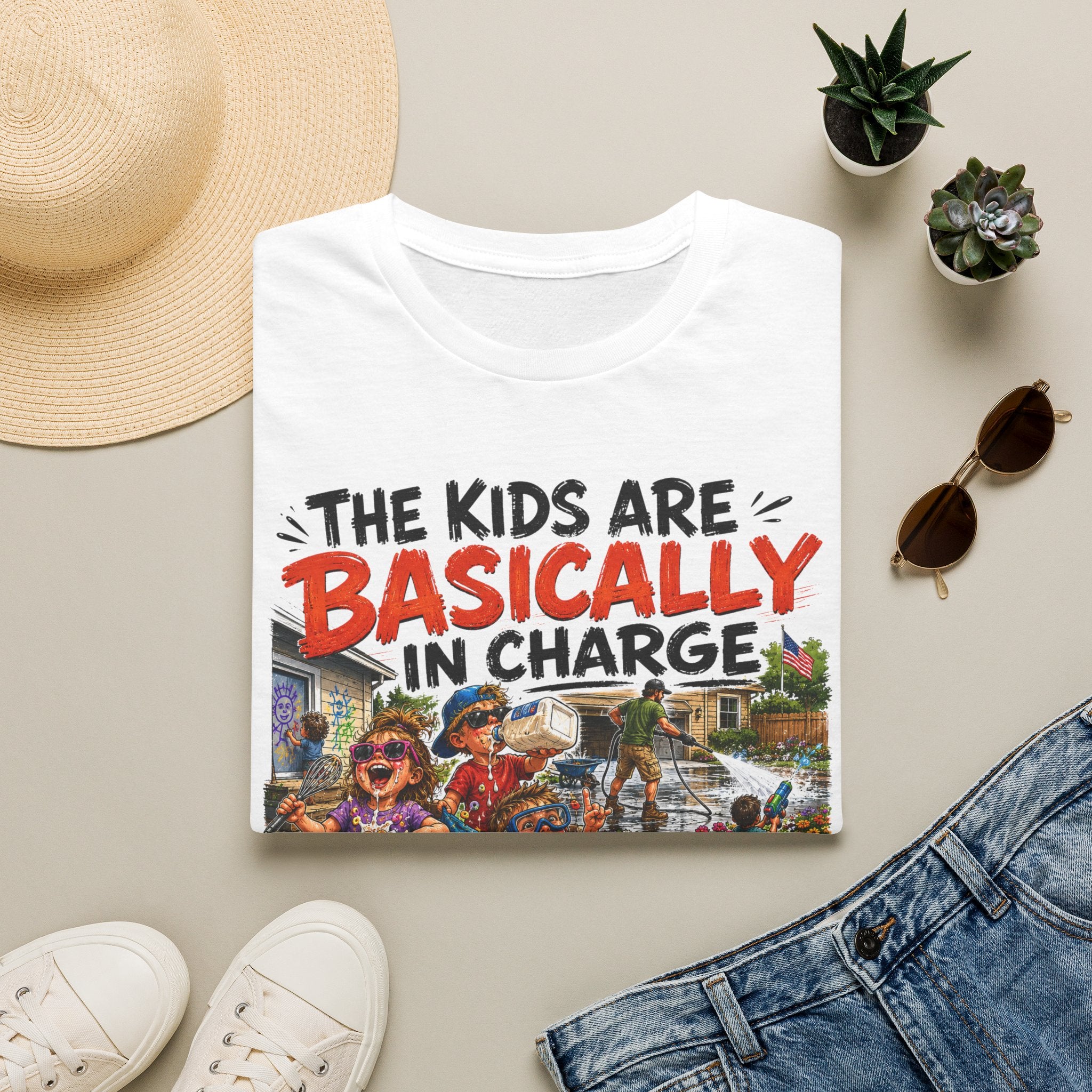 The Kids Are Basically in Charge. But Check Out These Flower Beds. T-Shirt