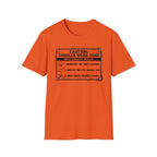 CAUTION Toddler Work Zone T-Shirt