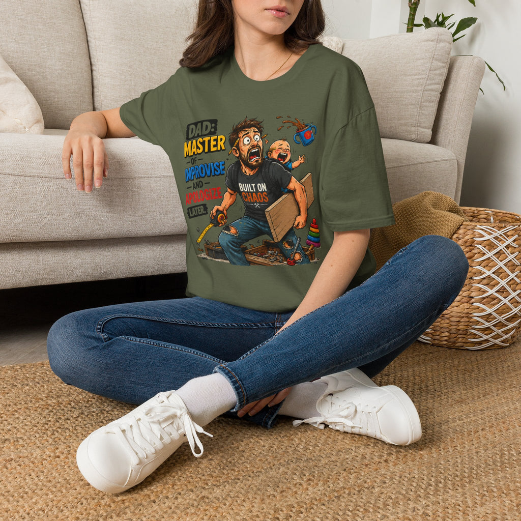 DAD-Master of Improvise and Apologize Later. T-Shirt